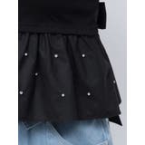 バックリボンビジューペプラムTシャツ | dazzlin | 詳細画像32