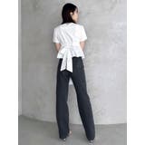 バックリボンビジューペプラムTシャツ | dazzlin | 詳細画像8