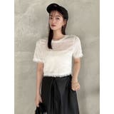 コンパクトシャギーリボンカットプルオーバー | dazzlin | 詳細画像11