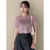 コンパクトシャギーリボンカットプルオーバー | dazzlin | 詳細画像16