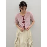 コンパクトシャギーリボンカットプルオーバー | dazzlin | 詳細画像23