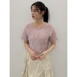 コンパクトシャギーリボンカットプルオーバー | dazzlin | 詳細画像26