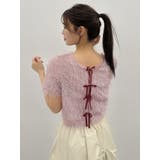 コンパクトシャギーリボンカットプルオーバー | dazzlin | 詳細画像27