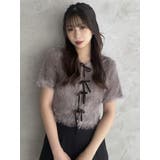 コンパクトシャギーリボンカットプルオーバー | dazzlin | 詳細画像32