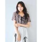 コンパクトシャギーリボンカットプルオーバー | dazzlin | 詳細画像4