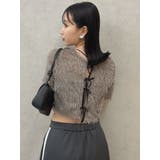 コンパクトシャギーリボンカットプルオーバー | dazzlin | 詳細画像46