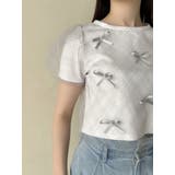 ランダムリボンシアーTシャツ | dazzlin | 詳細画像12