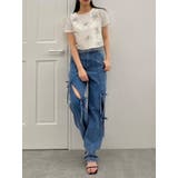 ランダムリボンシアーTシャツ | dazzlin | 詳細画像3