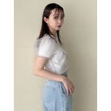 ランダムリボンシアーTシャツ | dazzlin | 詳細画像8