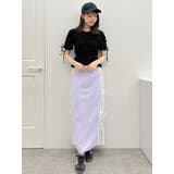 フリルギャザーデザインTシャツ | dazzlin | 詳細画像18