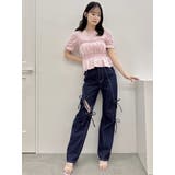 フリルギャザーデザインTシャツ | dazzlin | 詳細画像23