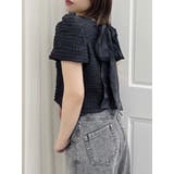 バックリボンシャーリングカットプルオーバー | dazzlin | 詳細画像12