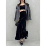 【SETUP】ダブルボタンケープテーラードジャケット※セットアップ対応 | dazzlin | 詳細画像11 