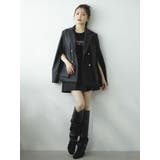 【SETUP】ダブルボタンケープテーラードジャケット※セットアップ対応 | dazzlin | 詳細画像17 