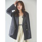 【SETUP】ダブルボタンケープテーラードジャケット※セットアップ対応 | dazzlin | 詳細画像21 