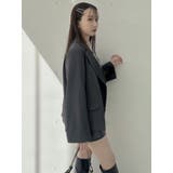 【SETUP】ダブルボタンケープテーラードジャケット※セットアップ対応 | dazzlin | 詳細画像24 