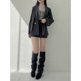 【SETUP】ダブルボタンケープテーラードジャケット※セットアップ対応 | dazzlin | 詳細画像29 