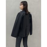 【SETUP】ダブルボタンケープテーラードジャケット※セットアップ対応 | dazzlin | 詳細画像31 