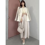 【SETUP】ダブルボタンケープテーラードジャケット※セットアップ対応 | dazzlin | 詳細画像41 