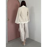 【SETUP】ダブルボタンケープテーラードジャケット※セットアップ対応 | dazzlin | 詳細画像42 