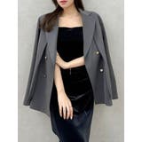 【SETUP】ダブルボタンケープテーラードジャケット※セットアップ対応 | dazzlin | 詳細画像5 