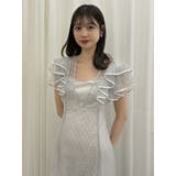 2WAYスリーブバリエーションレースドレス | dazzlin | 詳細画像19