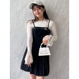 【SETUP】ヘムチュールベルトキャミワンピース※セットアップ対応 | dazzlin | 詳細画像34