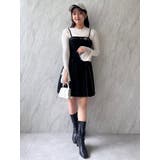 【SETUP】ヘムチュールベルトキャミワンピース※セットアップ対応 | dazzlin | 詳細画像37