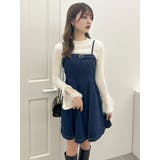 【SETUP】ヘムチュールベルトキャミワンピース※セットアップ対応 | dazzlin | 詳細画像5