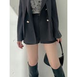 チャコールグレー | 【SETUP】コンパクトショートパンツ※セットアップ対応 | dazzlin