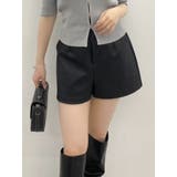 ブラック | 【SETUP】コンパクトショートパンツ※セットアップ対応 | dazzlin