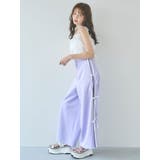 サイドリボントラックパンツ | dazzlin | 詳細画像6 