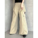 ベージュ | サイドオープンカーゴワイドパンツⅡ | dazzlin