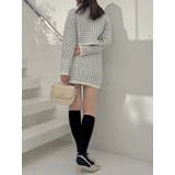 【SETUP】ツイードライクニットミニスカート※セットアップ対応 | dazzlin | 詳細画像15