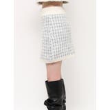 【SETUP】ツイードライクニットミニスカート※セットアップ対応 | dazzlin | 詳細画像17