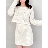 【SETUP】ツイードライクニットミニスカート※セットアップ対応 | dazzlin | 詳細画像30