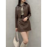 【SETUP】マテリアルコンパクトミニスカート※セットアップ対応 | dazzlin | 詳細画像13 