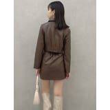 【SETUP】マテリアルコンパクトミニスカート※セットアップ対応 | dazzlin | 詳細画像14 