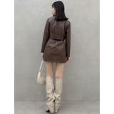 【SETUP】マテリアルコンパクトミニスカート※セットアップ対応 | dazzlin | 詳細画像16 