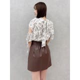 【SETUP】マテリアルコンパクトミニスカート※セットアップ対応 | dazzlin | 詳細画像18 