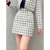 【SETUP】マテリアルコンパクトミニスカート※セットアップ対応 | dazzlin | 詳細画像2 