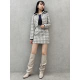 【SETUP】マテリアルコンパクトミニスカート※セットアップ対応 | dazzlin | 詳細画像32 