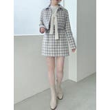 【SETUP】マテリアルコンパクトミニスカート※セットアップ対応 | dazzlin | 詳細画像47 