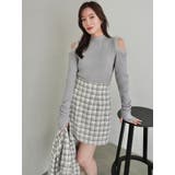 ミックス | 【SETUP】マテリアルコンパクトミニスカート※セットアップ対応 | dazzlin