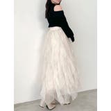 ナナイロフリルスカート | dazzlin | 詳細画像40