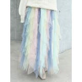 ミックス | ナナイロフリルスカート | dazzlin