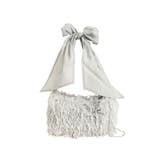 ブルー | フェザーライクリボンミニBAG | dazzlin