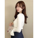 ヘムレースリブニットトップス | dazzlin | 詳細画像11