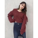 【流那(ばんばんざい)コラボ】オープンスリーブシャギーニットトップス | dazzlin | 詳細画像46