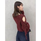 【流那(ばんばんざい)コラボ】オープンスリーブシャギーニットトップス | dazzlin | 詳細画像50